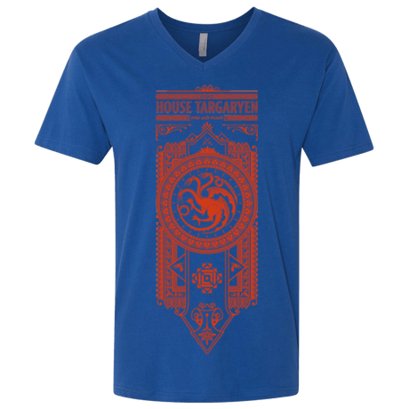 T-Shirts Royal / X-Small House Targaryen Men's Premium V-Neck