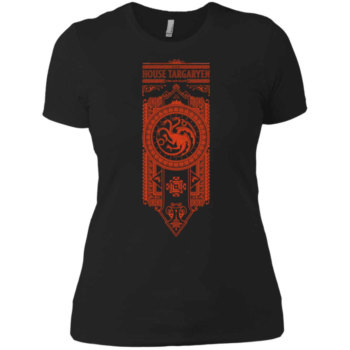 T-Shirts Black / X-Small House Targaryen Women's Premium T-Shirt