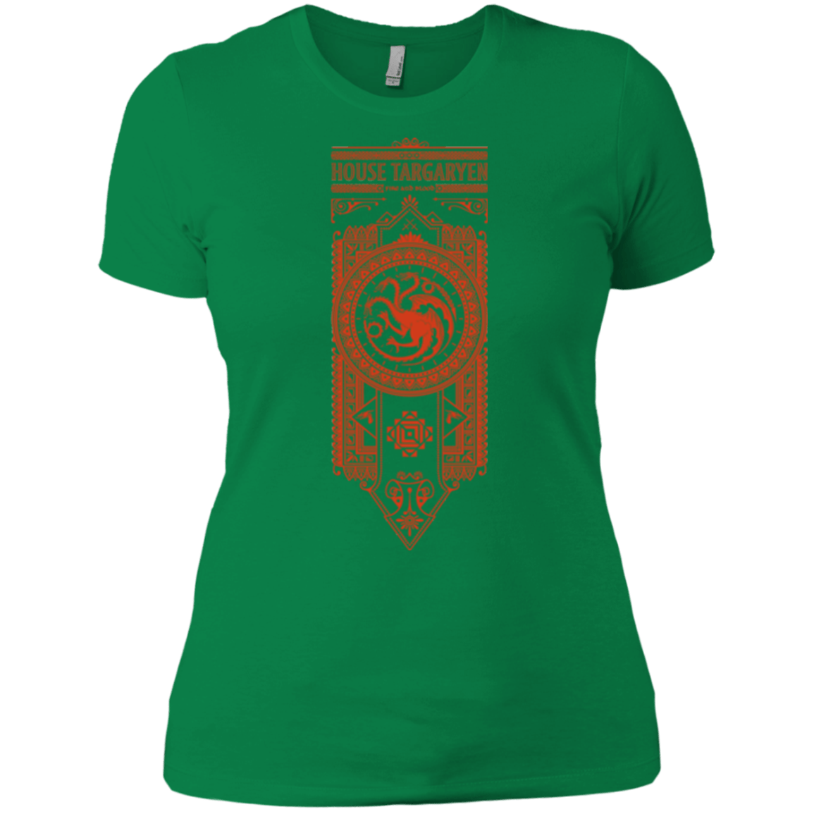 T-Shirts Kelly Green / X-Small House Targaryen Women's Premium T-Shirt