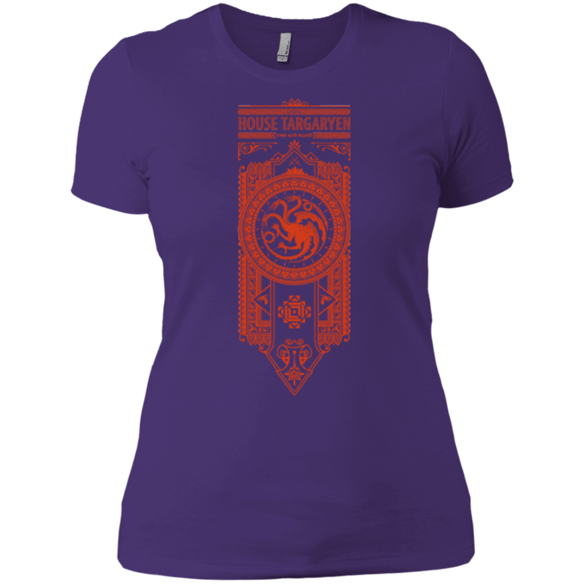 T-Shirts Purple / X-Small House Targaryen Women's Premium T-Shirt
