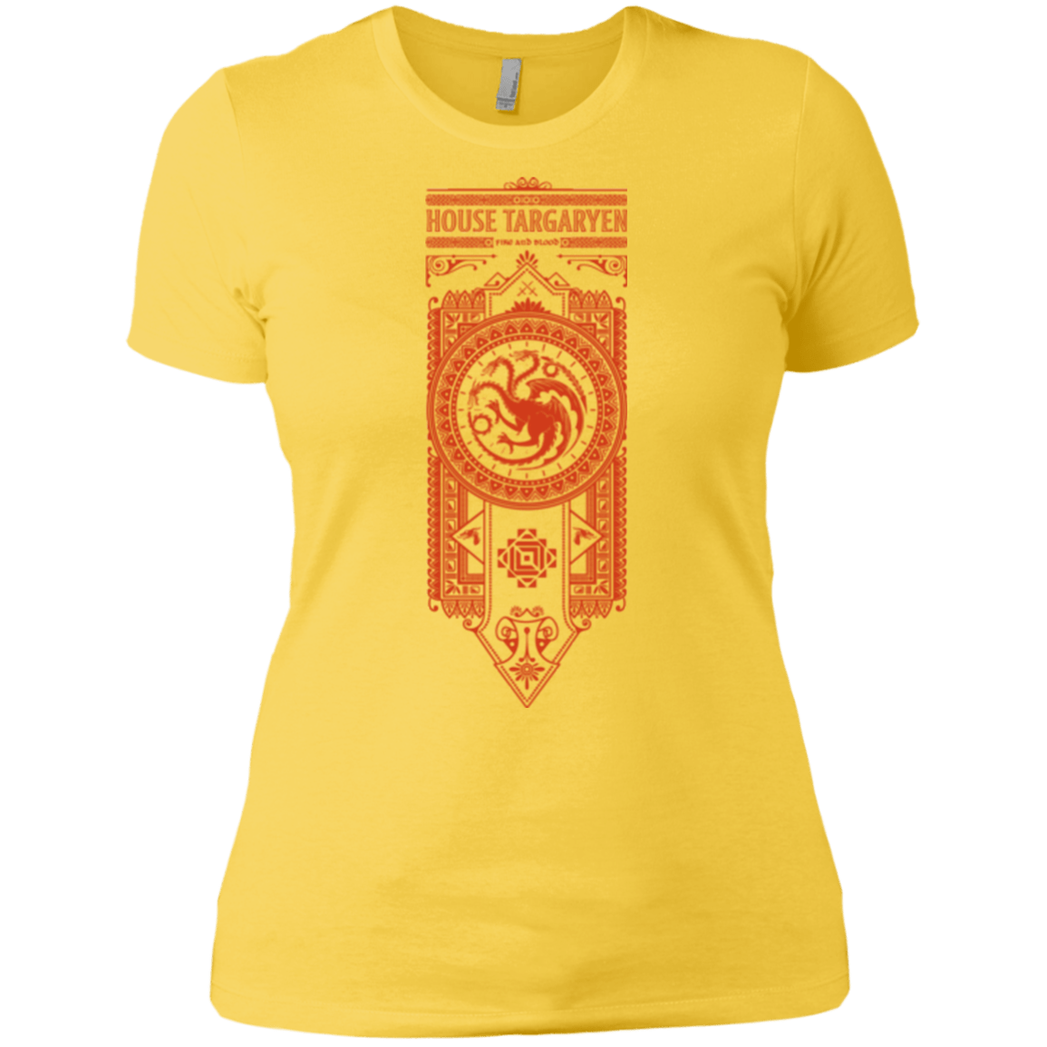 T-Shirts Vibrant Yellow / X-Small House Targaryen Women's Premium T-Shirt