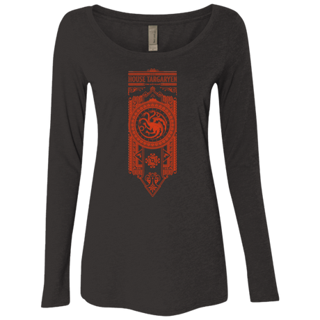 T-Shirts Vintage Black / Small House Targaryen Women's Triblend Long Sleeve Shirt