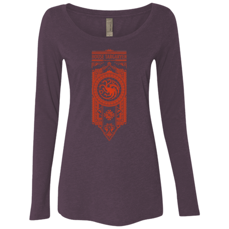 T-Shirts Vintage Purple / Small House Targaryen Women's Triblend Long Sleeve Shirt
