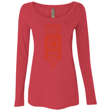 T-Shirts Vintage Red / Small House Targaryen Women's Triblend Long Sleeve Shirt