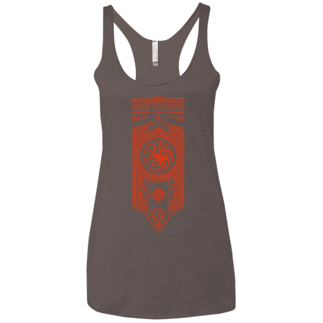 T-Shirts Macchiato / X-Small House Targaryen Women's Triblend Racerback Tank