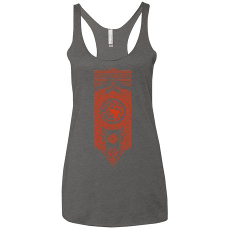 T-Shirts Premium Heather / X-Small House Targaryen Women's Triblend Racerback Tank