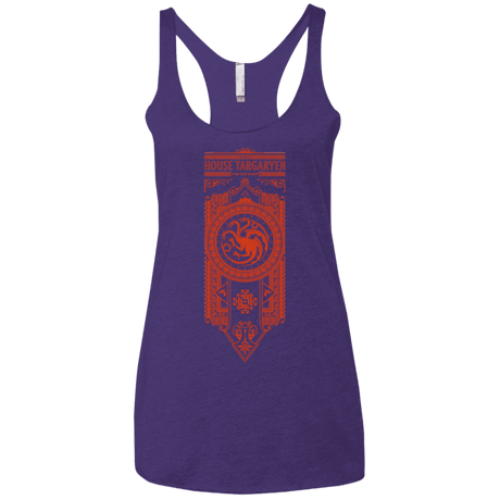 T-Shirts Purple / X-Small House Targaryen Women's Triblend Racerback Tank