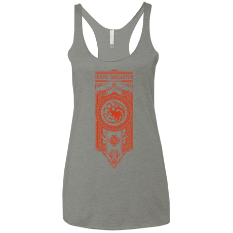 T-Shirts Venetian Grey / X-Small House Targaryen Women's Triblend Racerback Tank