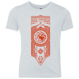 T-Shirts Heather White / YXS House Targaryen Youth Triblend T-Shirt