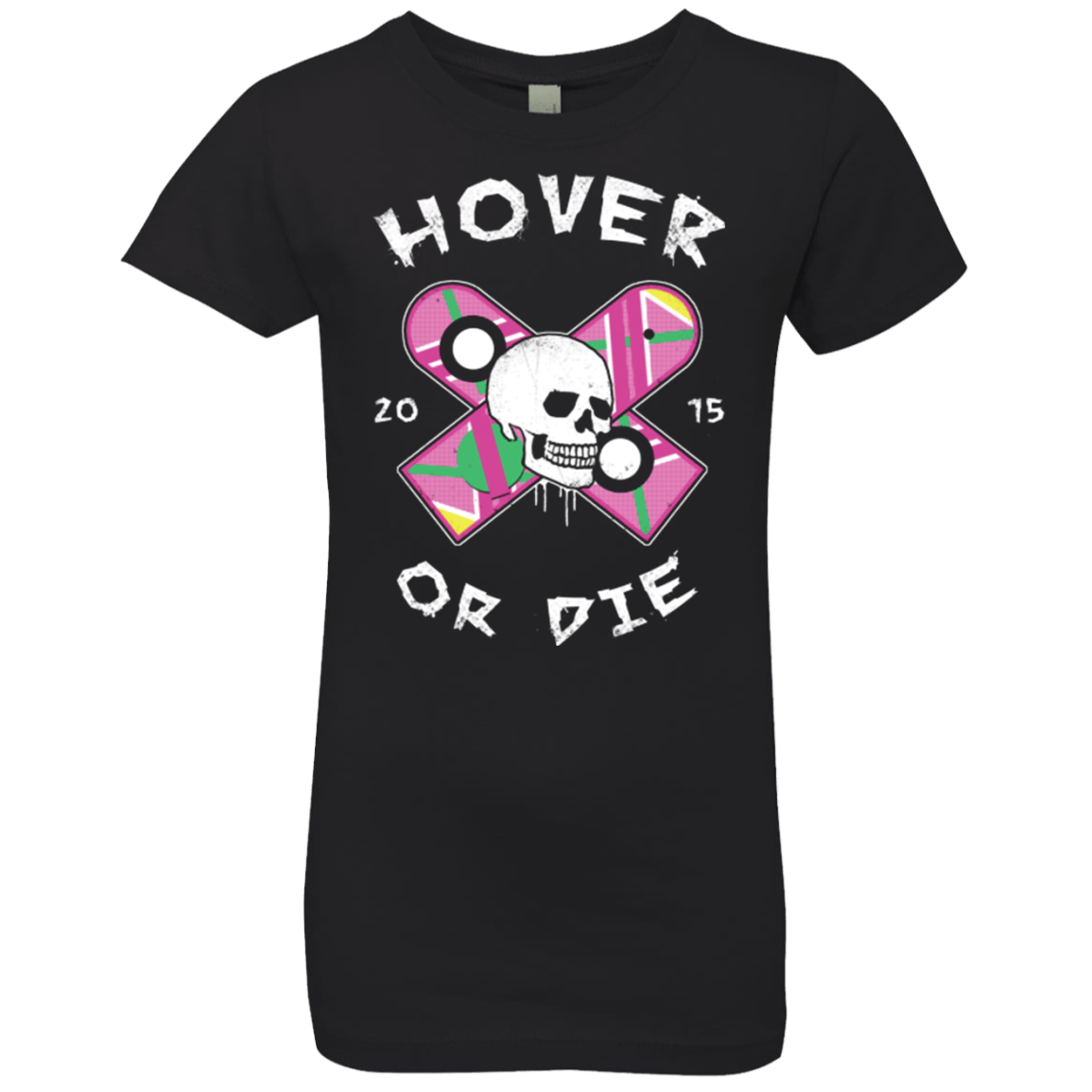 T-Shirts Black / YXS Hover Or Die Girls Premium T-Shirt