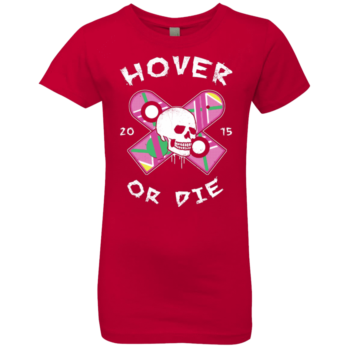 T-Shirts Red / YXS Hover Or Die Girls Premium T-Shirt