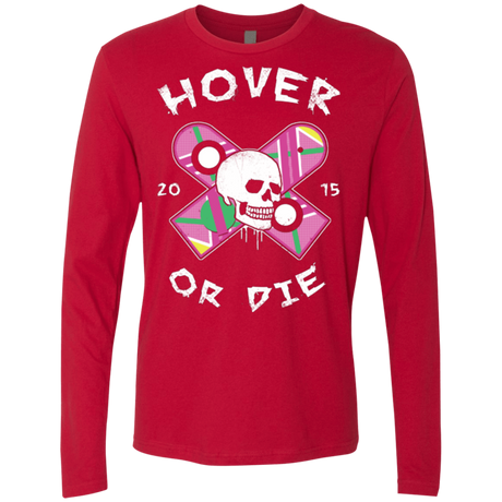 T-Shirts Red / Small Hover Or Die Men's Premium Long Sleeve