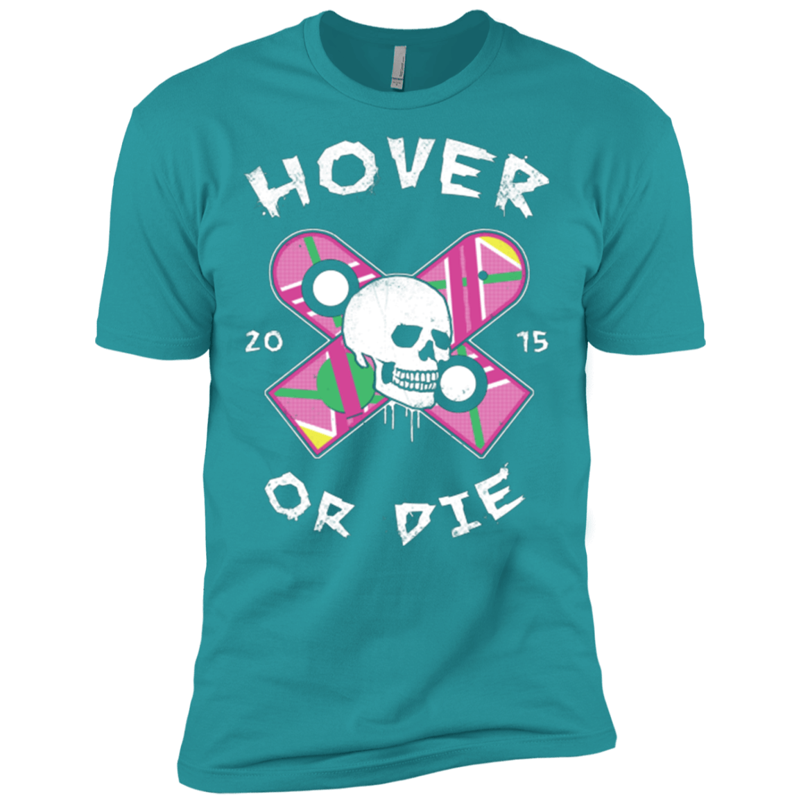 T-Shirts Tahiti Blue / X-Small Hover Or Die Men's Premium T-Shirt