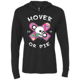 T-Shirts Vintage Black / X-Small Hover Or Die Triblend Long Sleeve Hoodie Tee