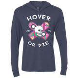 T-Shirts Vintage Navy / X-Small Hover Or Die Triblend Long Sleeve Hoodie Tee