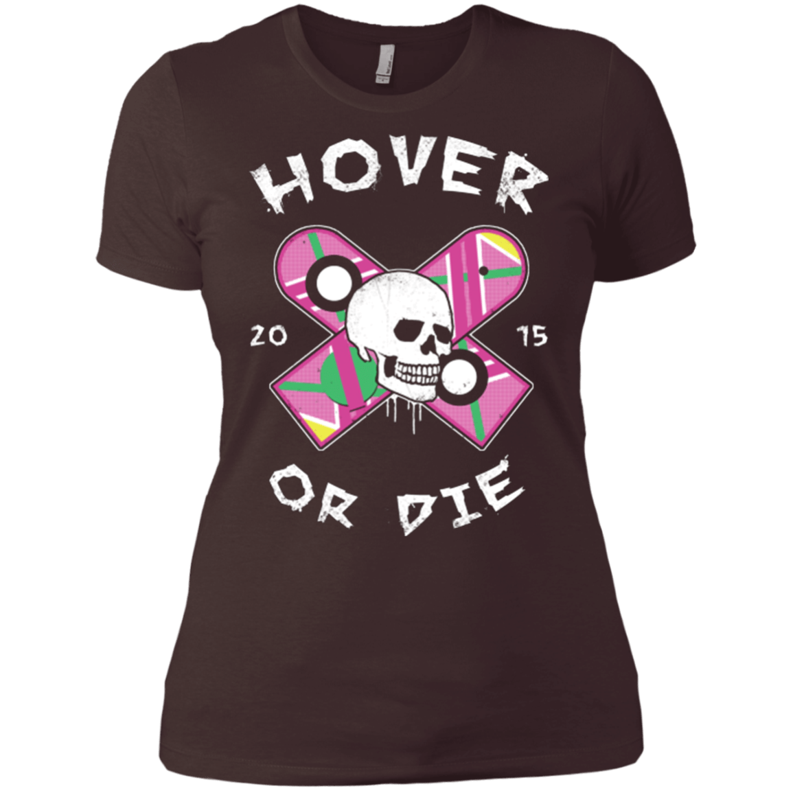 T-Shirts Dark Chocolate / X-Small Hover Or Die Women's Premium T-Shirt