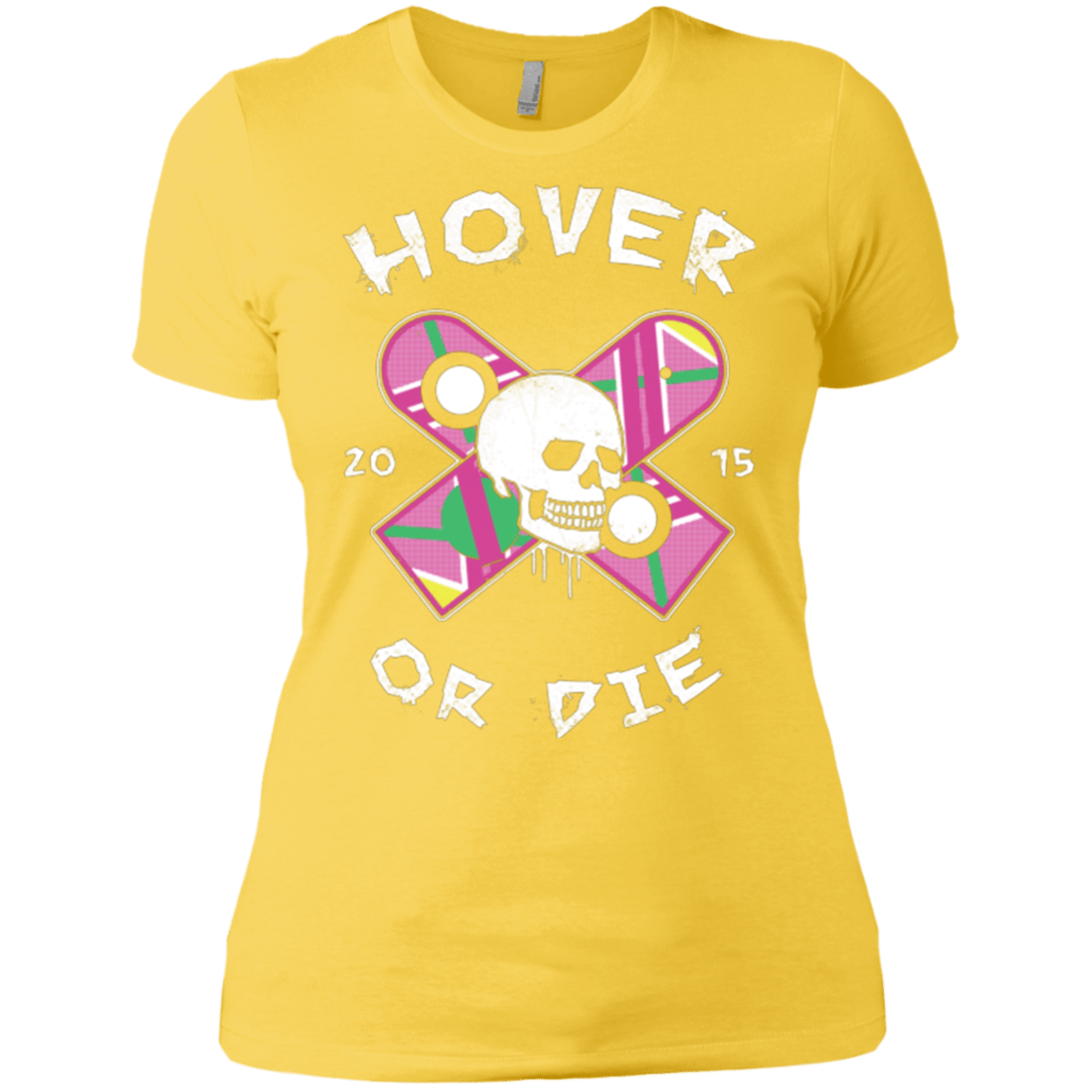 T-Shirts Vibrant Yellow / X-Small Hover Or Die Women's Premium T-Shirt