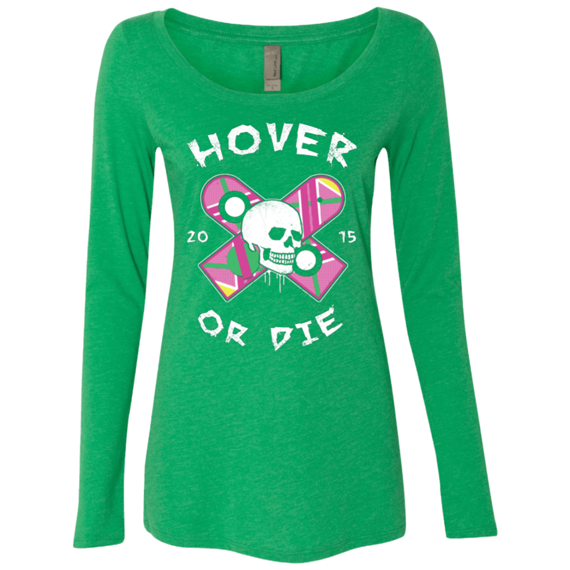 T-Shirts Envy / Small Hover Or Die Women's Triblend Long Sleeve Shirt