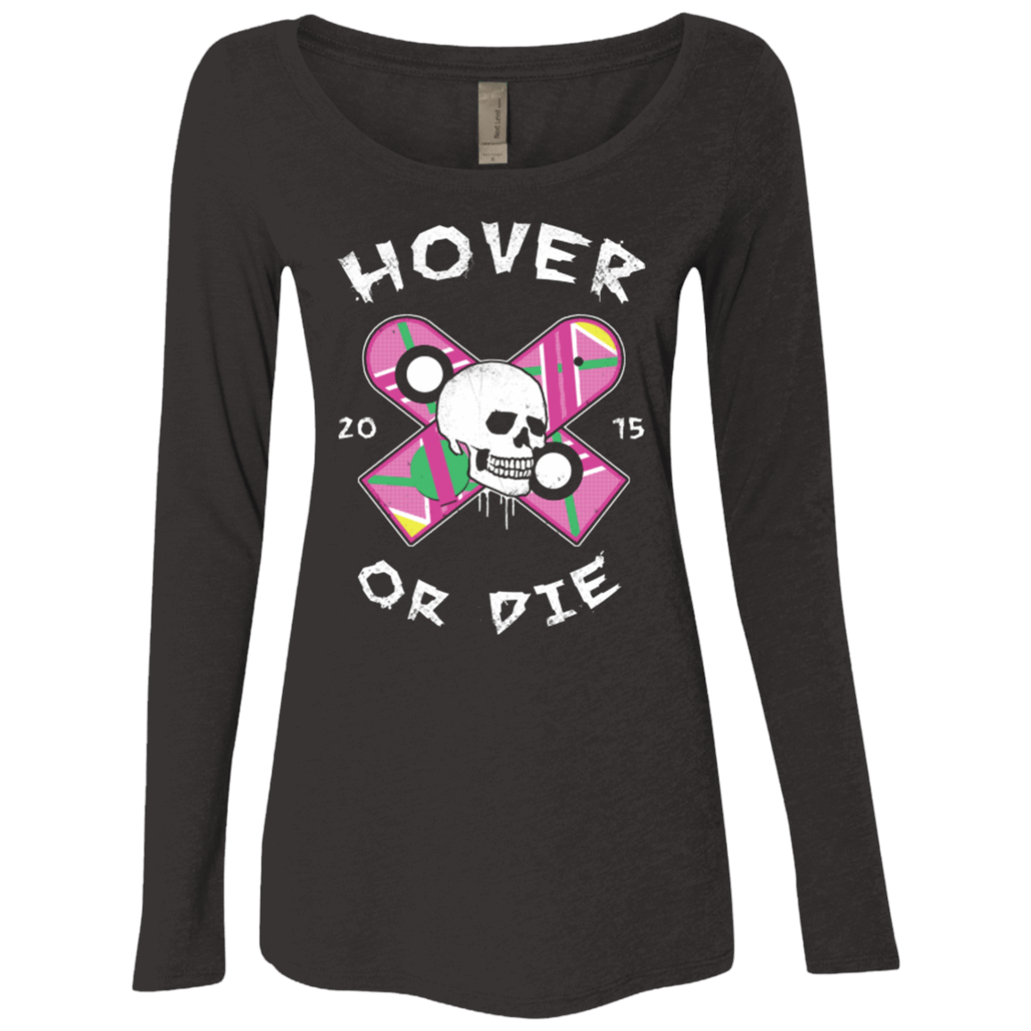 T-Shirts Vintage Black / Small Hover Or Die Women's Triblend Long Sleeve Shirt