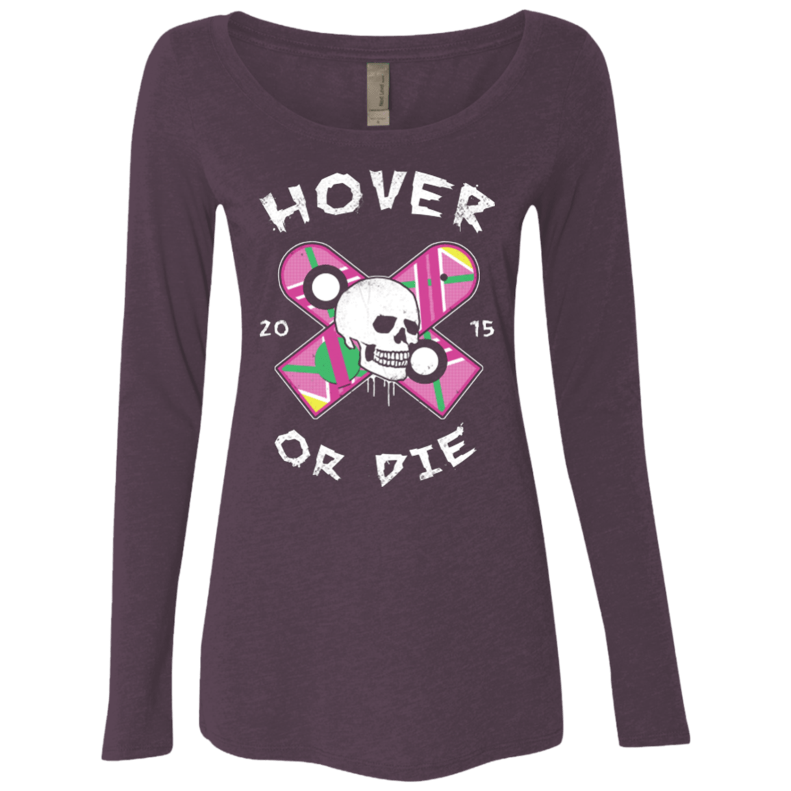 T-Shirts Vintage Purple / Small Hover Or Die Women's Triblend Long Sleeve Shirt