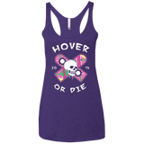 T-Shirts Purple / X-Small Hover Or Die Women's Triblend Racerback Tank