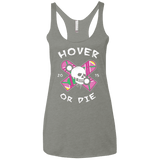 T-Shirts Venetian Grey / X-Small Hover Or Die Women's Triblend Racerback Tank