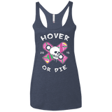 T-Shirts Vintage Navy / X-Small Hover Or Die Women's Triblend Racerback Tank