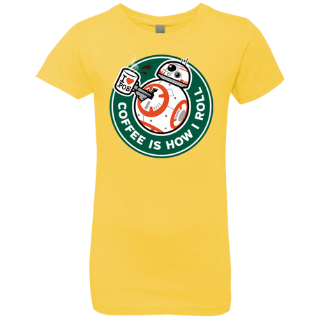 T-Shirts Vibrant Yellow / YXS How I Roll Girls Premium T-Shirt