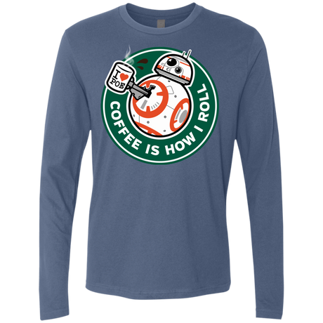 T-Shirts Indigo / Small How I Roll Men's Premium Long Sleeve