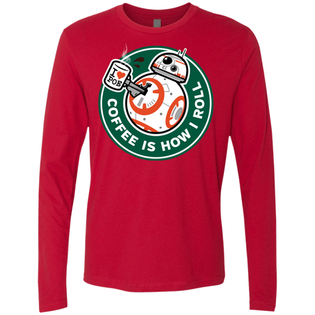 T-Shirts Red / Small How I Roll Men's Premium Long Sleeve