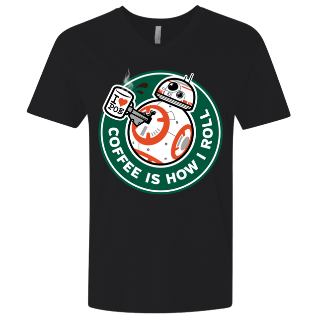 T-Shirts Black / X-Small How I Roll Men's Premium V-Neck