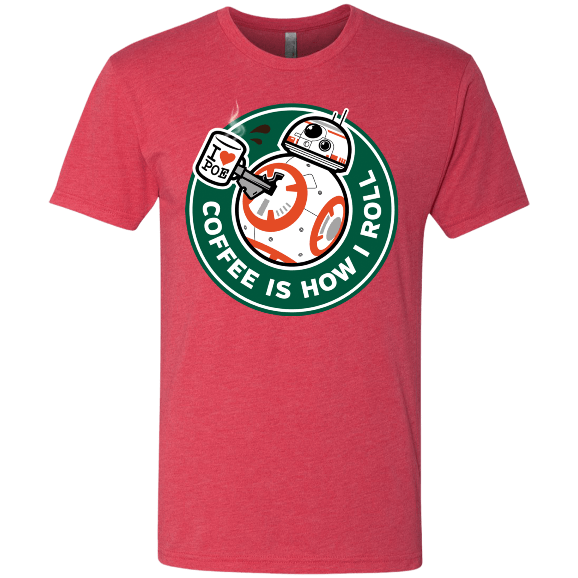 T-Shirts Vintage Red / Small How I Roll Men's Triblend T-Shirt