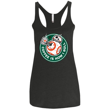 T-Shirts Vintage Black / X-Small How I Roll Women's Triblend Racerback Tank