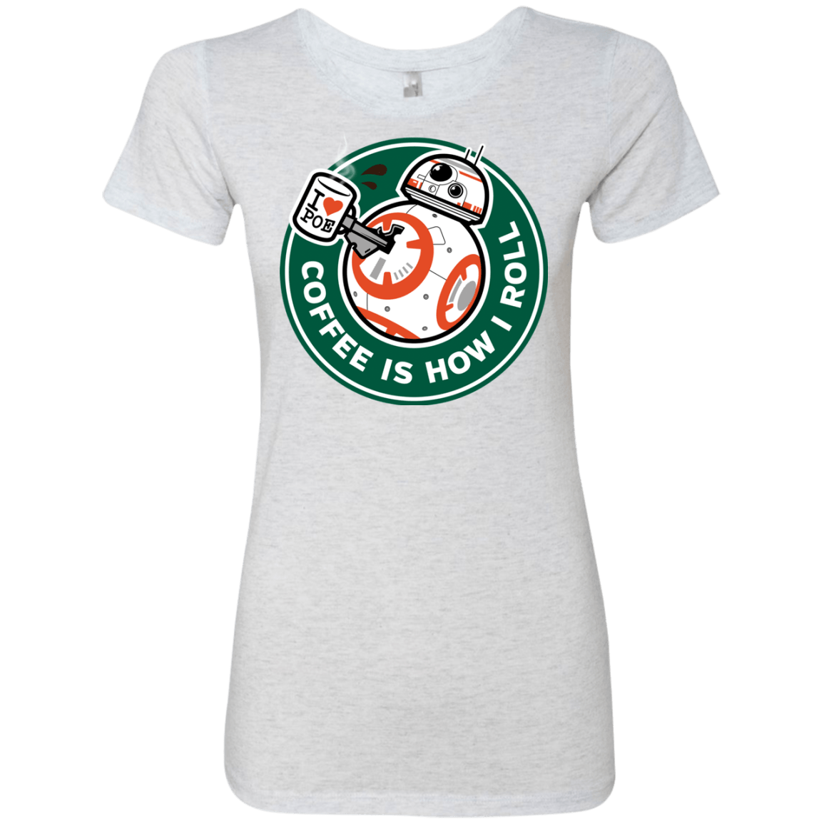 T-Shirts Heather White / Small How I Roll Women's Triblend T-Shirt