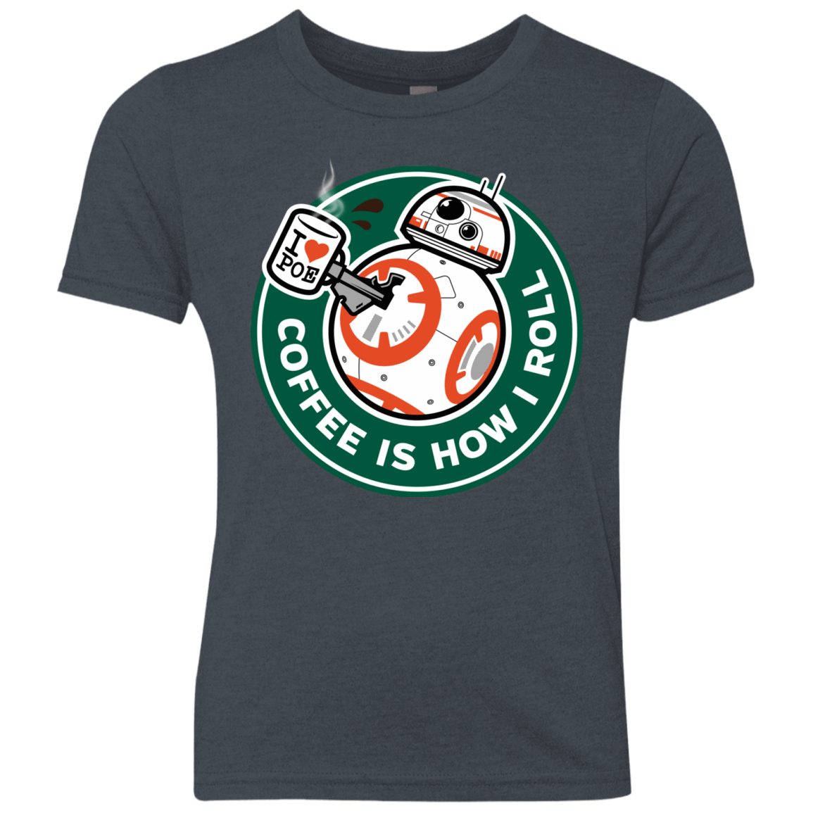 T-Shirts Vintage Navy / YXS How I Roll Youth Triblend T-Shirt