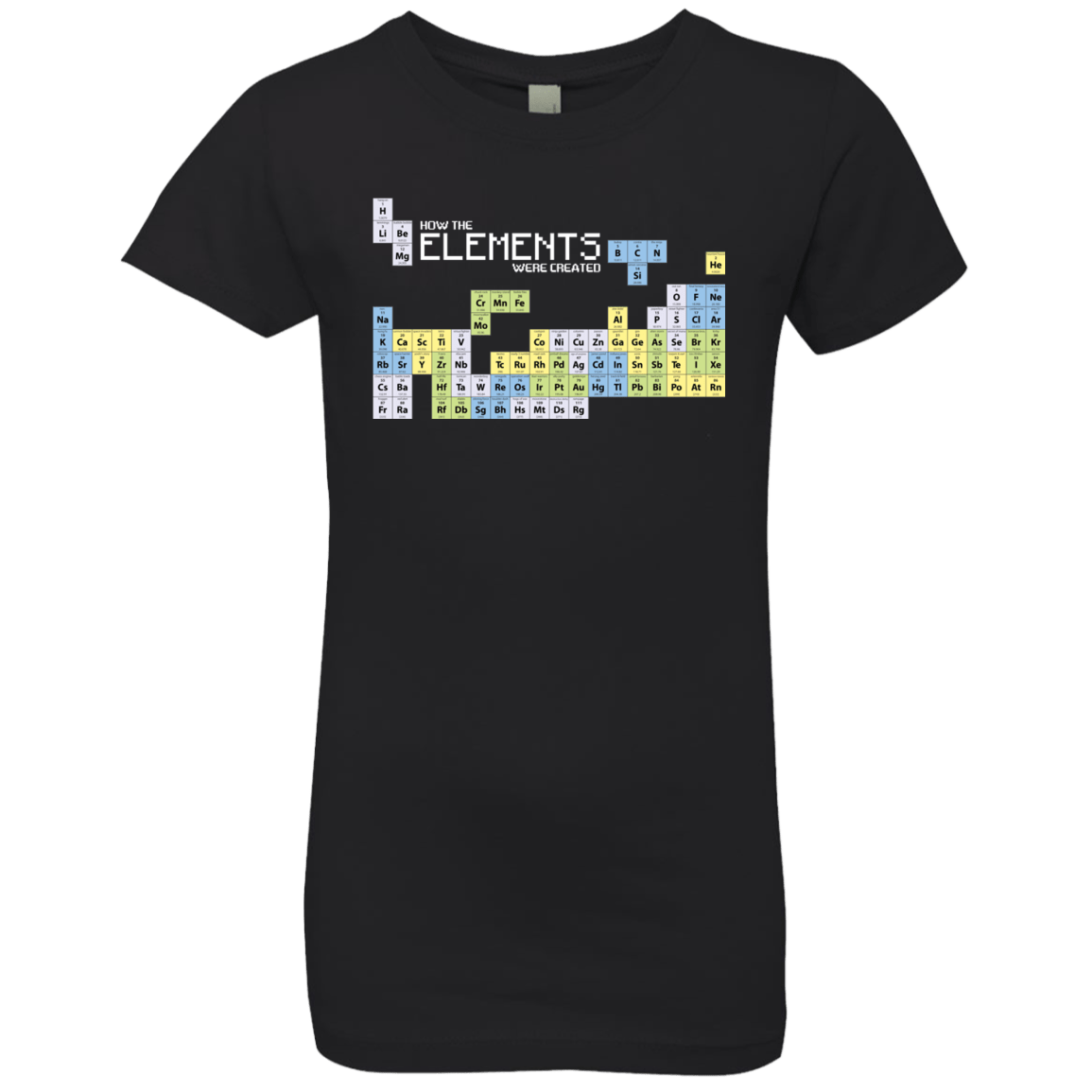 T-Shirts Black / YXS How The Elements Were Made Girls Premium T-Shirt