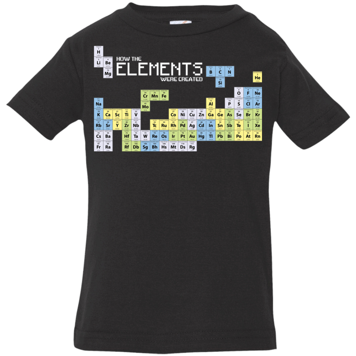 T-Shirts Black / 6 Months How The Elements Were Made Infant Premium T-Shirt