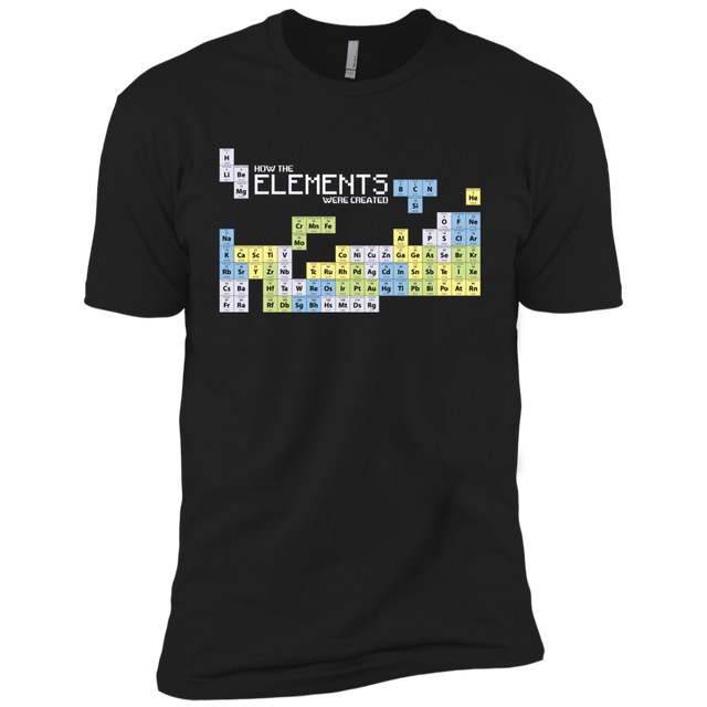 T-Shirts Black / X-Small How The Elements Were Made Men's Premium T-Shirt