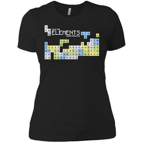 T-Shirts Black / X-Small How The Elements Were Made Women's Premium T-Shirt
