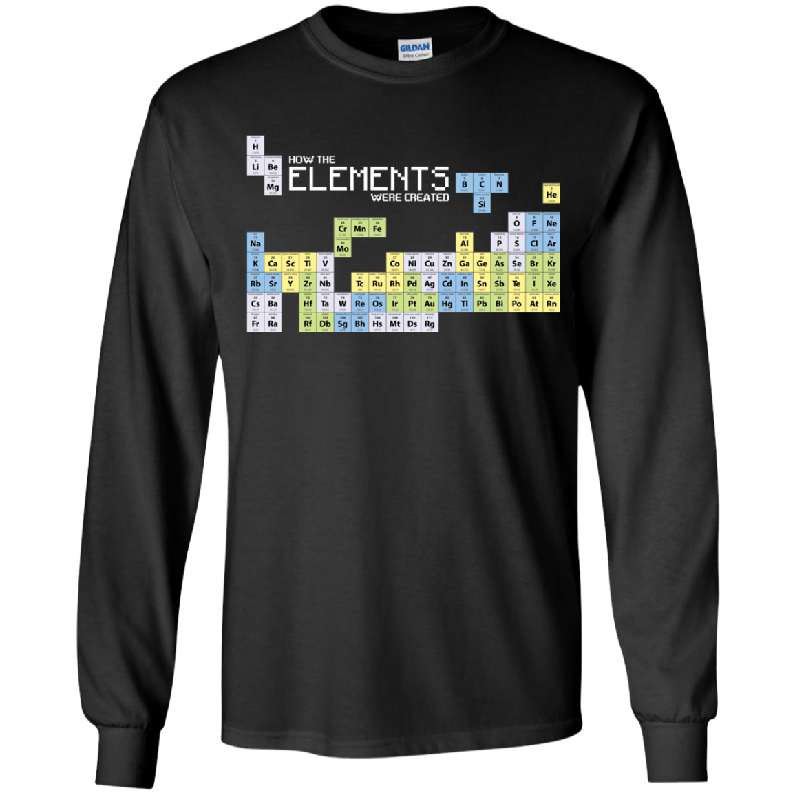 T-Shirts Black / YS How The Elements Were Made Youth Long Sleeve T-Shirt
