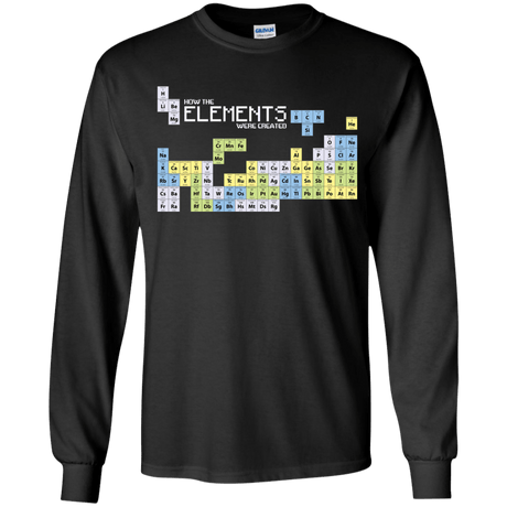 T-Shirts Black / YS How The Elements Were Made Youth Long Sleeve T-Shirt