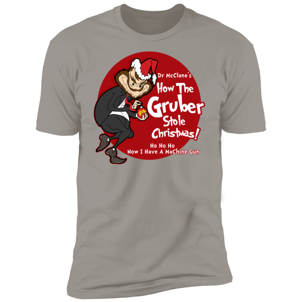 T-Shirts Light Grey / S How the Gruber Stole Christmas Men's Premium T-Shirt