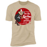 T-Shirts Sand / S How the Gruber Stole Christmas Men's Premium T-Shirt