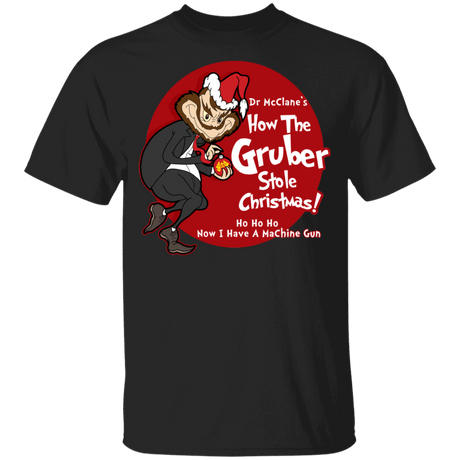 T-Shirts Black / YXS How the Gruber Stole Christmas Youth T-Shirt