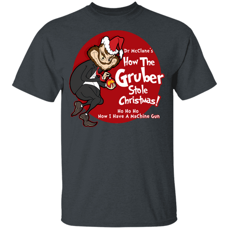 T-Shirts Dark Heather / YXS How the Gruber Stole Christmas Youth T-Shirt
