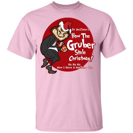 T-Shirts Light Pink / YXS How the Gruber Stole Christmas Youth T-Shirt