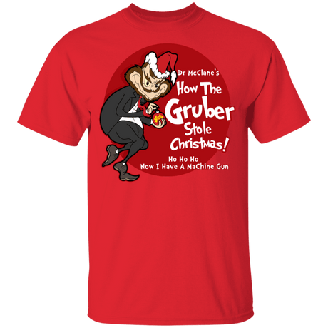T-Shirts Red / YXS How the Gruber Stole Christmas Youth T-Shirt