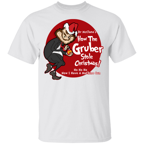 T-Shirts White / YXS How the Gruber Stole Christmas Youth T-Shirt