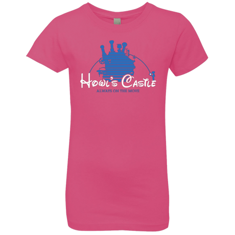 T-Shirts Hot Pink / YXS Howl's Castle Girls Premium T-Shirt