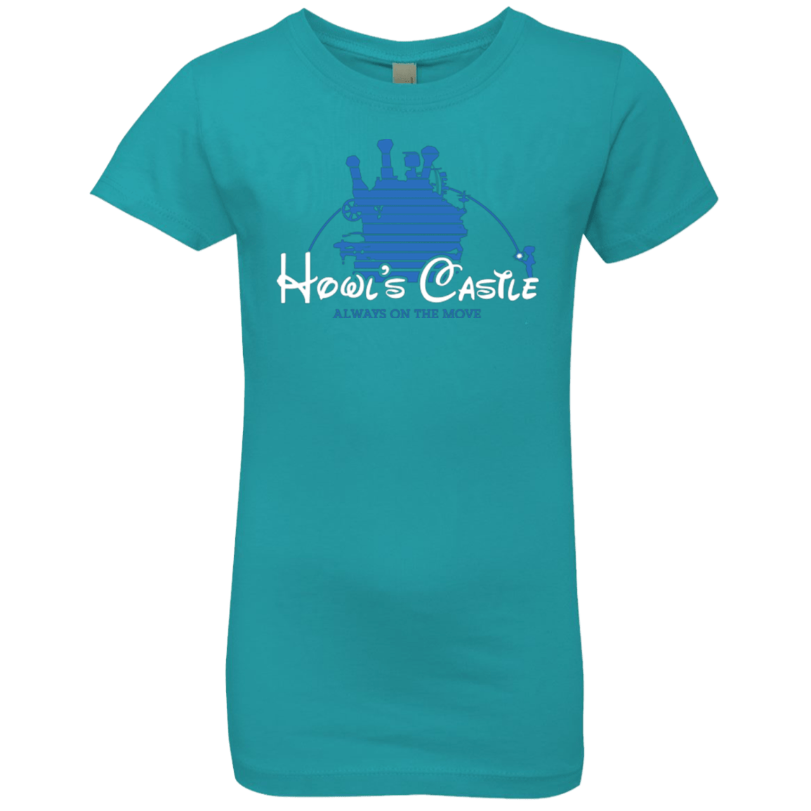 T-Shirts Tahiti Blue / YXS Howl's Castle Girls Premium T-Shirt